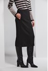 SENATOR  SKIRT - black stri